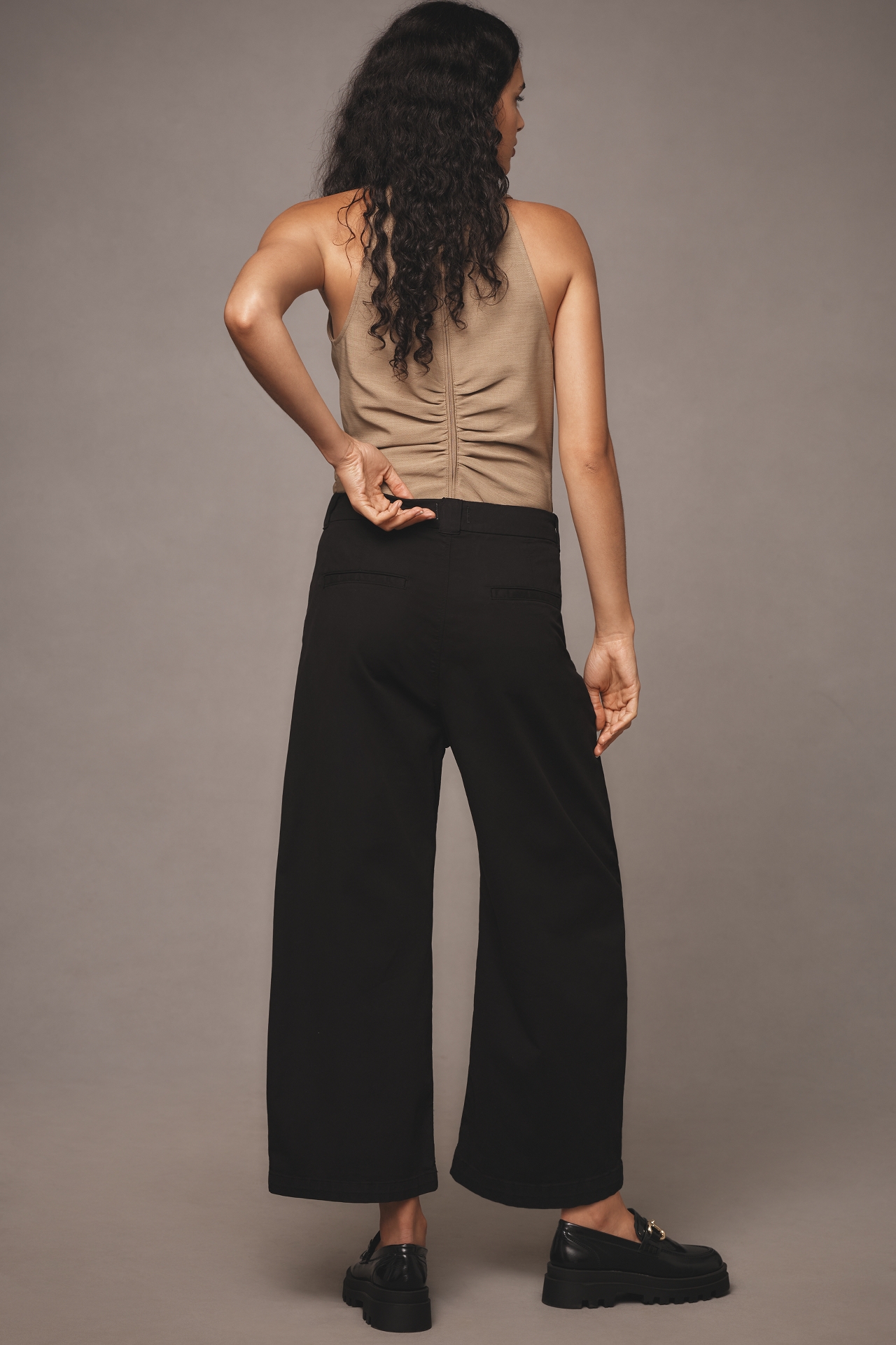 Citizens of Humanity Cara Cropped Pleated Trousers