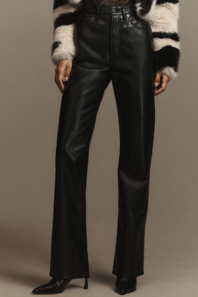 AGOLDE Recycled Leather 90s Pinch Waist Pants #1