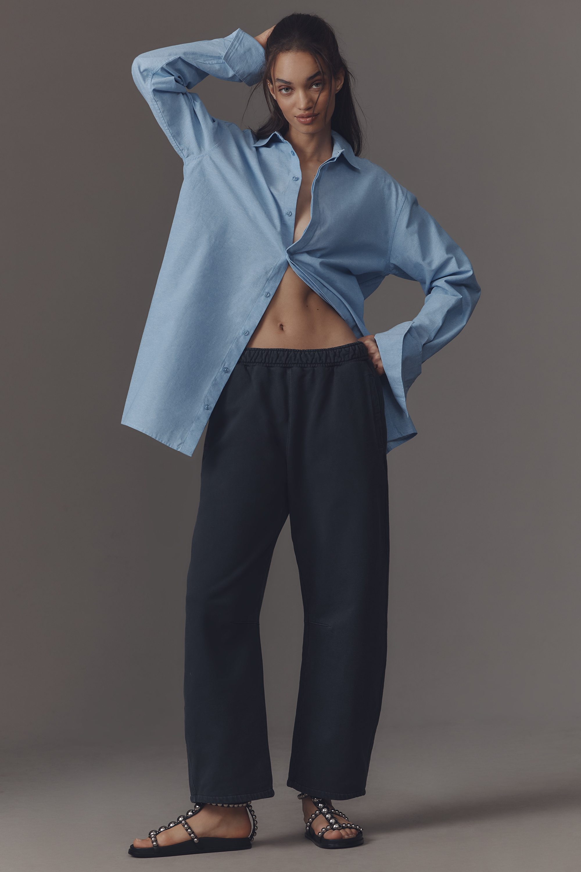 Miro Barrel-Leg Sweatpants - Image 1