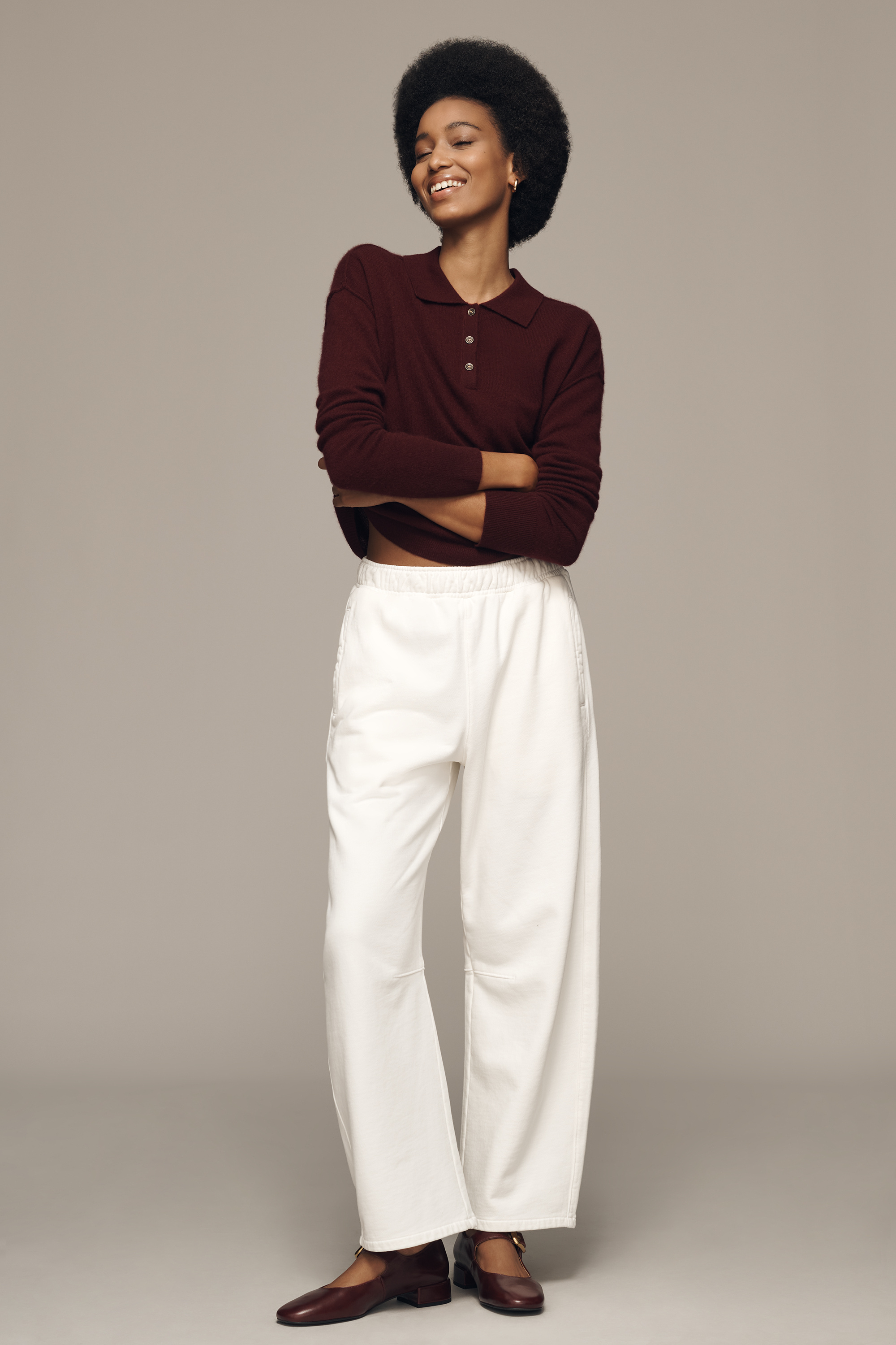 Miro Barrel-Leg Sweatpants — Image 5