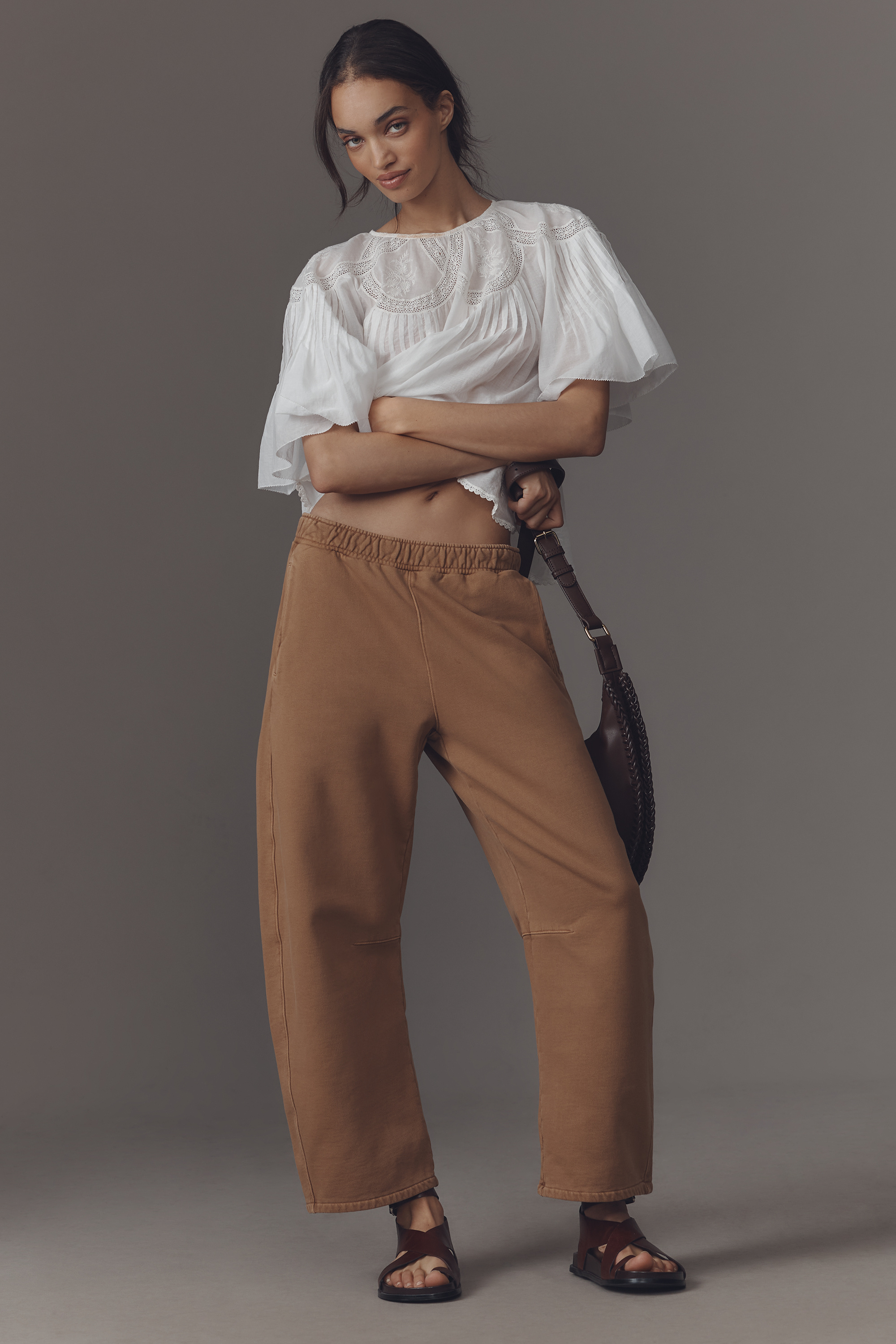Miro Barrel-Leg Sweatpants — Image 20