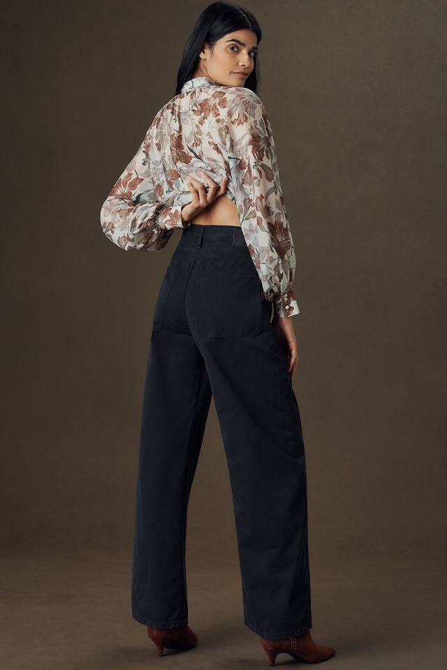 Citizens of Humanity Ayla Cargo High-Rise Wide-Leg Pants #3