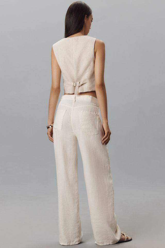 Citizens of Humanity Brynn Linen Drawstring Trouser Pants #2