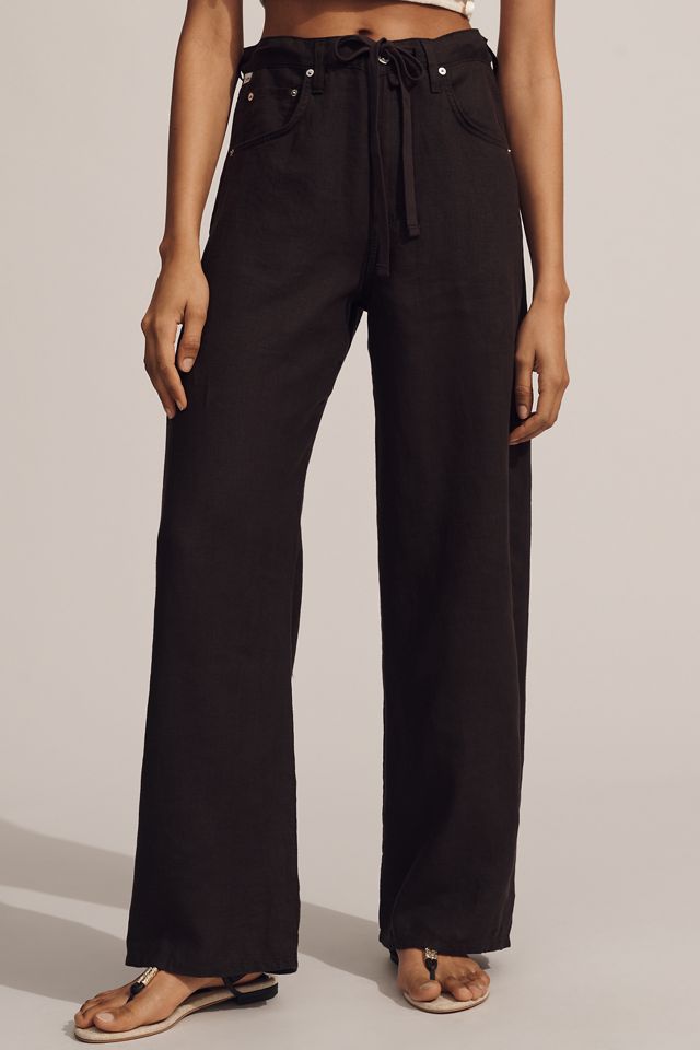 Citizens of Humanity Brynn Linen Drawstring Trouser Pants