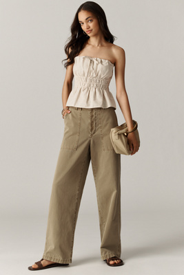Agolde Yuna High-rise Wide-leg Utility Pants