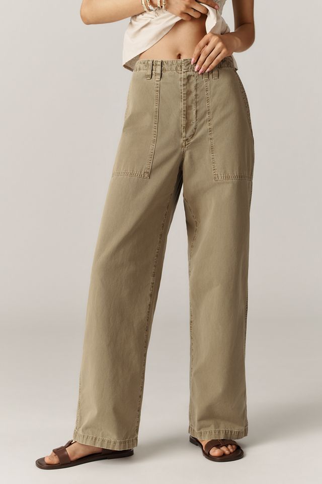 AGOLDE Yuna High-Rise Wide-Leg Utility Pants #1