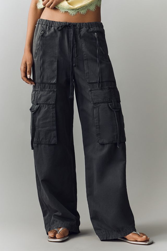 パンツ goa fringed pockets linen cargo pants Citizens of Humanity Andira Cotton-Linen Cargo Pants | Anthropologie
