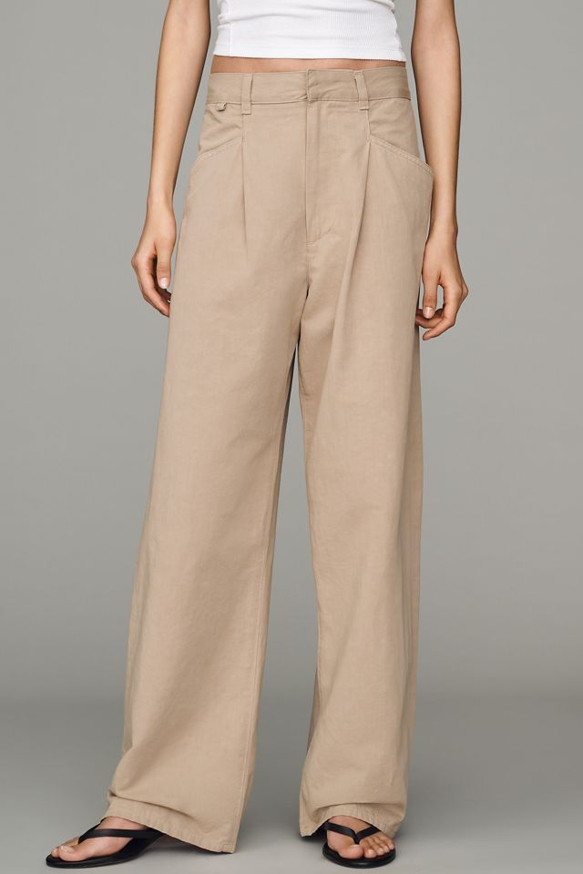 Citizens of Humanity Velha Cotton Linen Trousers #1