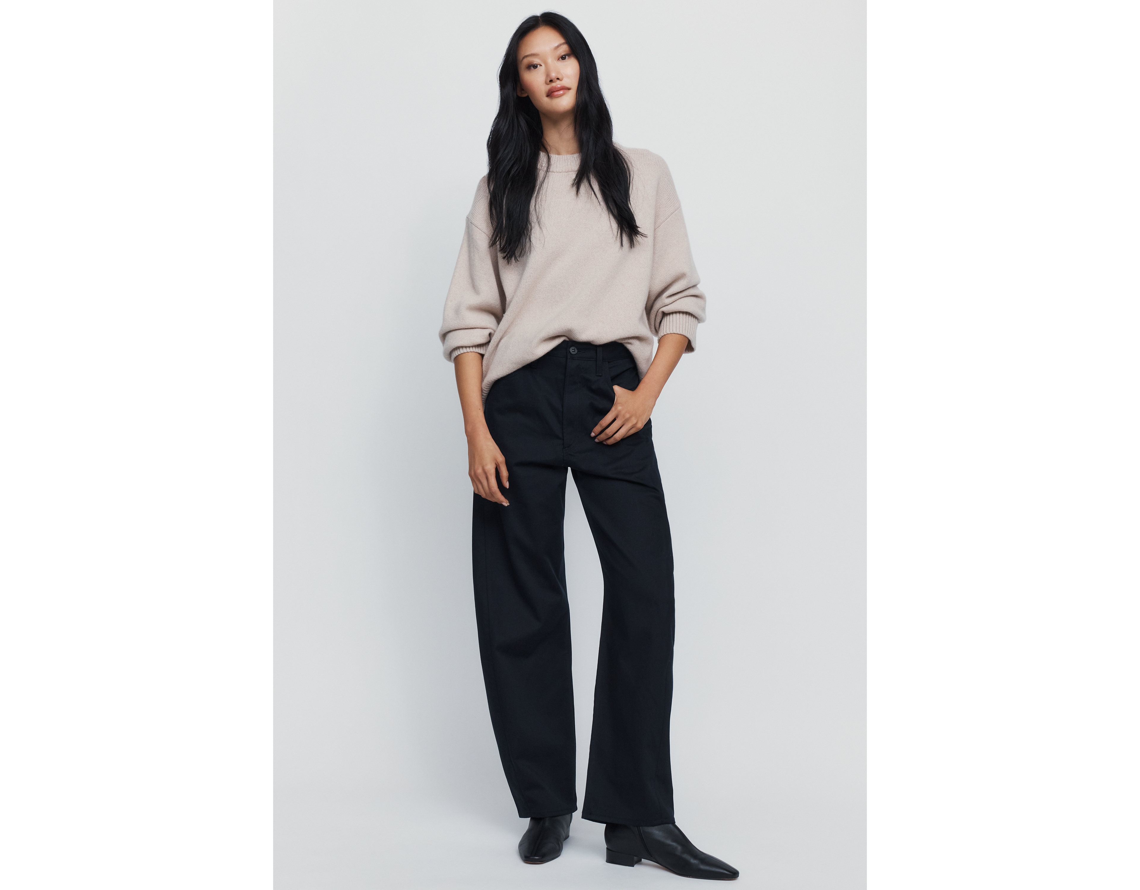 AGOLDE Luna 100% Cotton Trousers