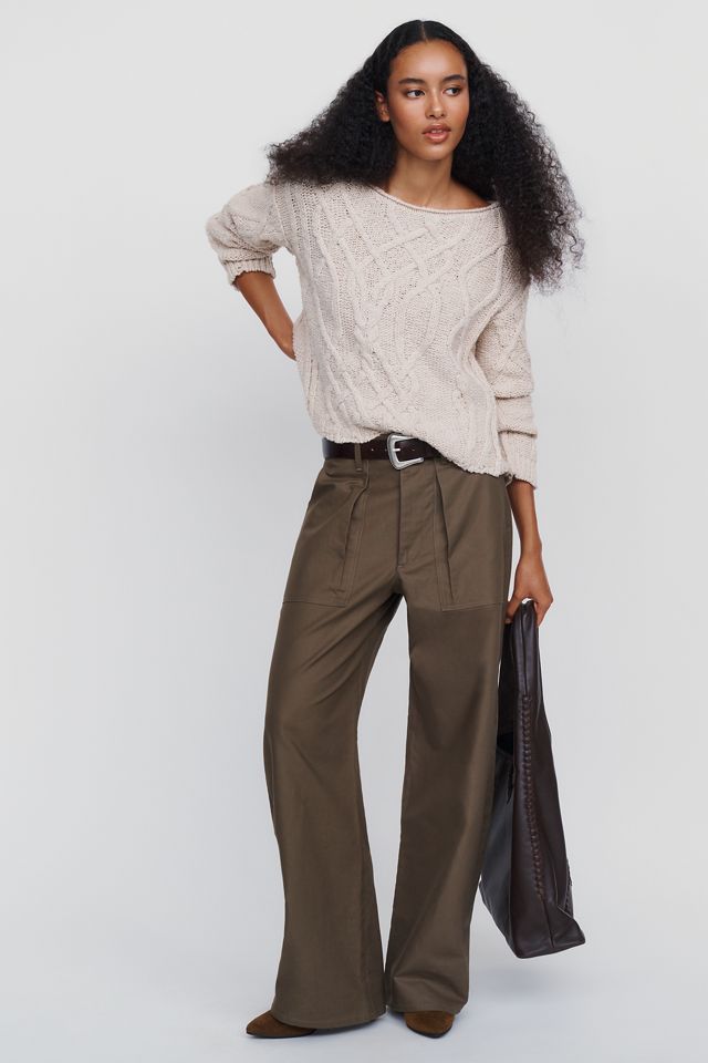AGOLDE Low Curve 100% Cotton Utility Pants #1