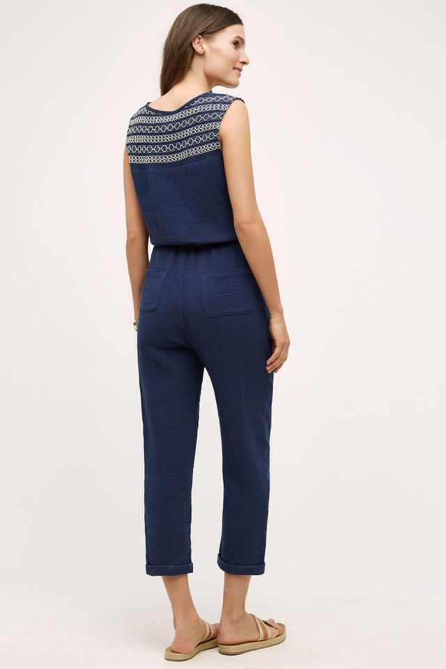 Embroidered Gauze Jumpsuit #2