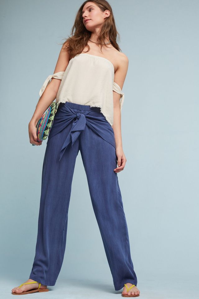 Irina Tie-Front Pants #1