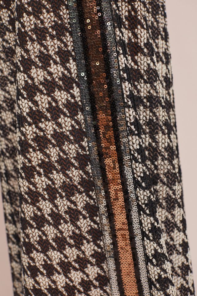 Byron Lars Houndstooth Wide-Leg Pants #2
