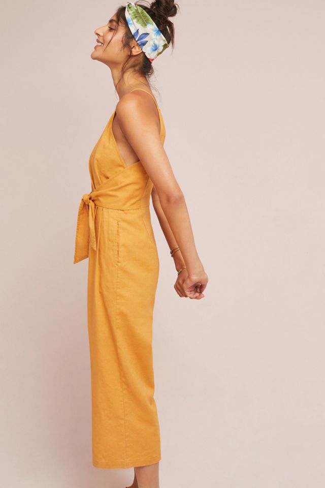 Tied Linen Jumpsuit #1
