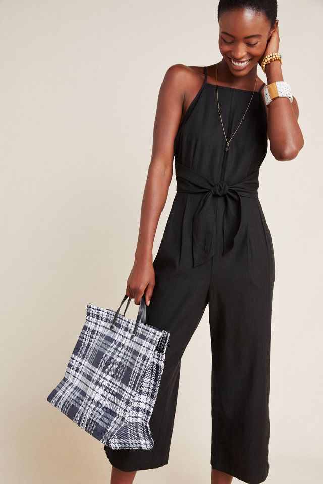 Anthropologie store linen jumpsuit