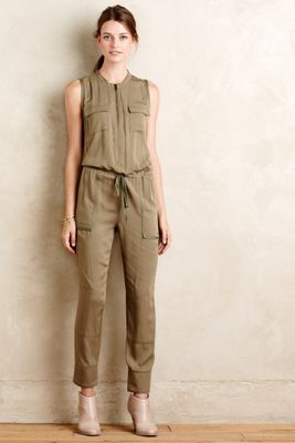 Sleeveless Utility Jumpsuit