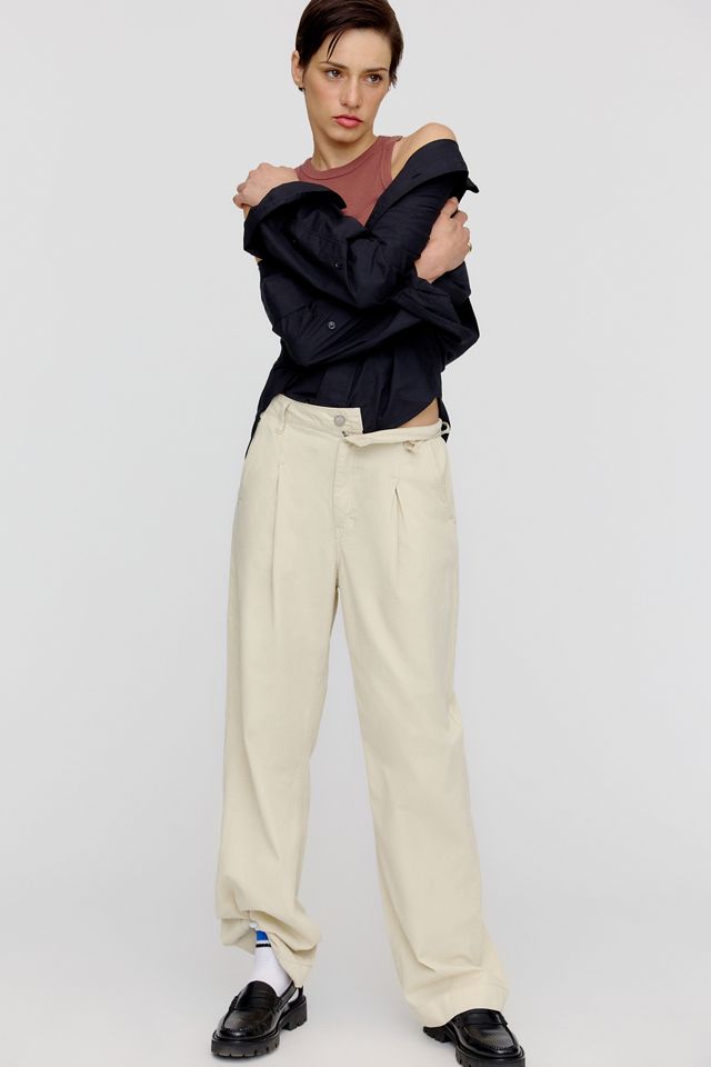 Unpublished Pleated Wide-Leg Trousers