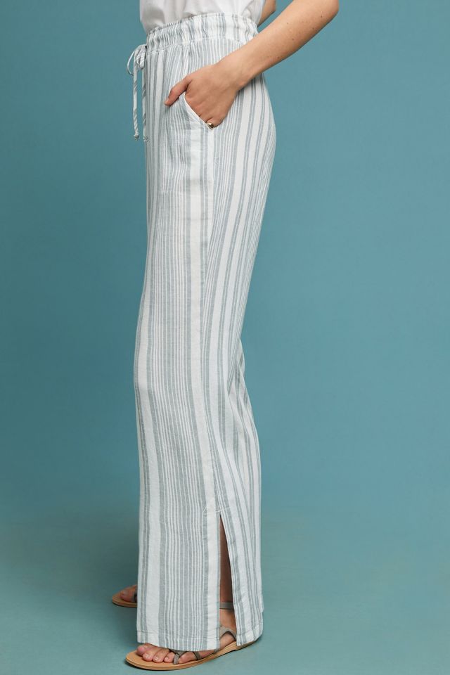 Cloth and stone wide leg hot sale stripe pant