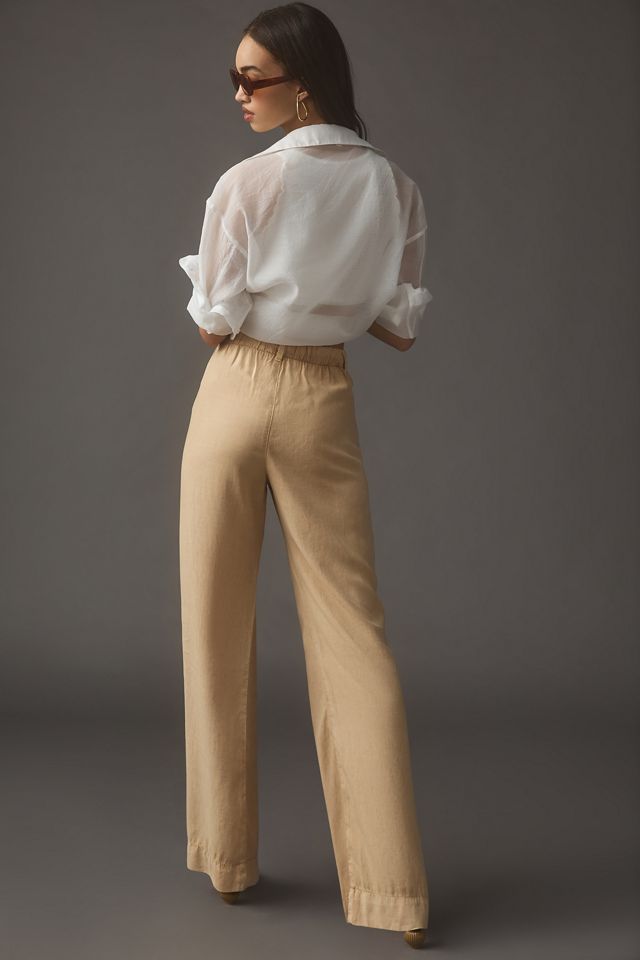 Cloth & Stone Pleated Wide-Leg Pants #4