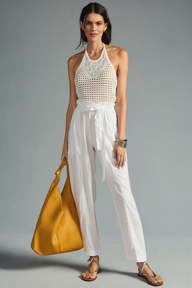 Bella Dahl HighWaisted Paperbag Pants Anthropologie