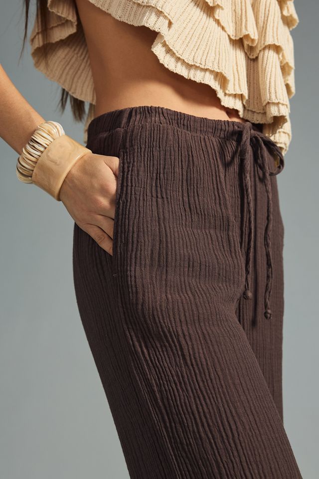 Bella Dahl Side-Slit Wide-Leg Pants #3