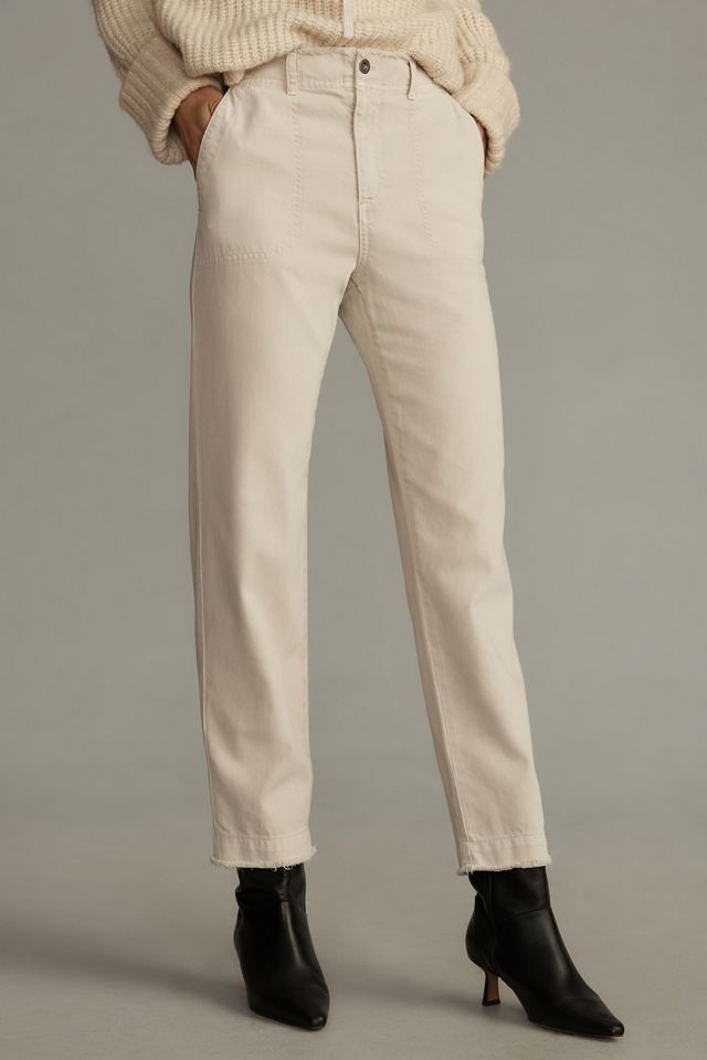 Bella Dahl Dakota Frayed Ankle Trouser Pants #1