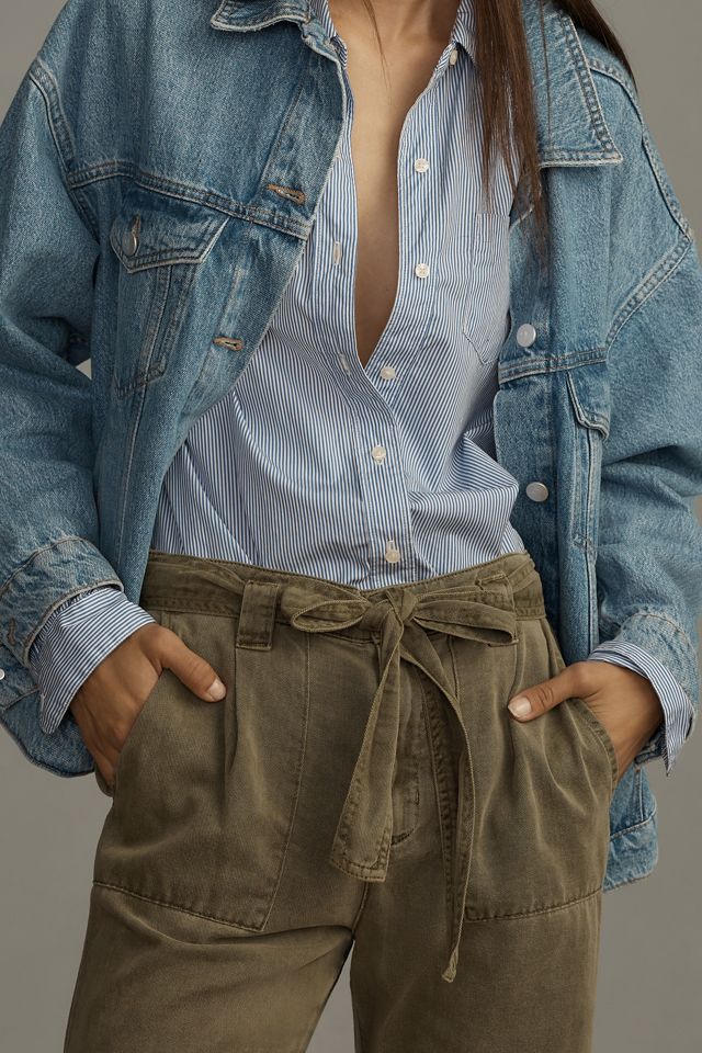 Bella Dahl Raven Pleat Pocket Trousers #3