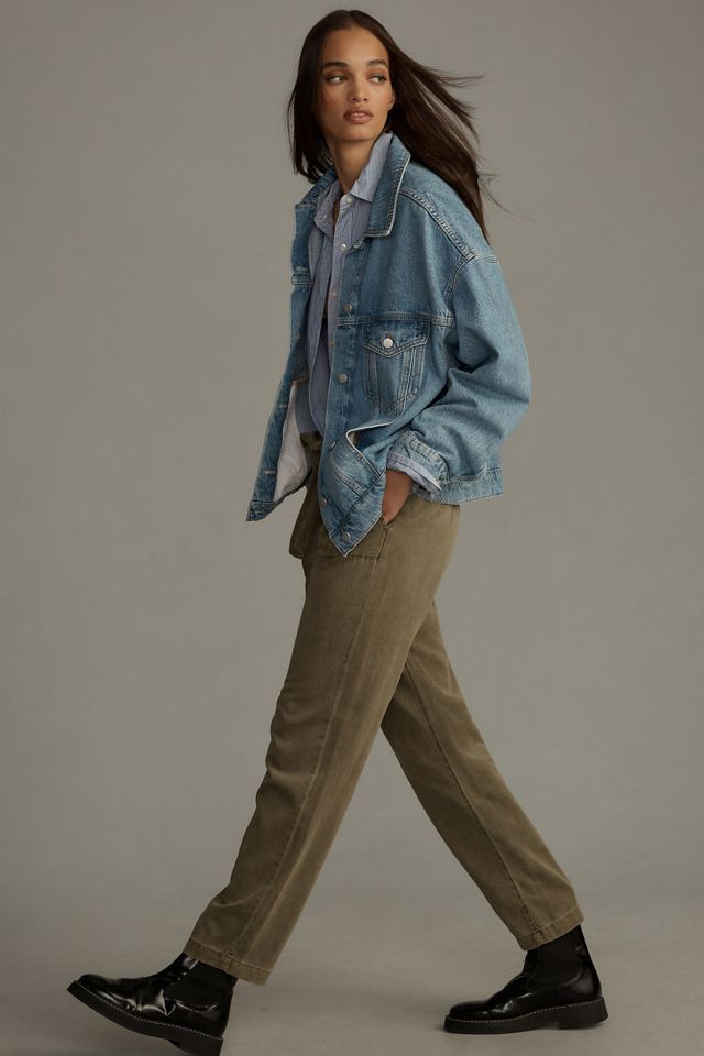 Bella Dahl Raven Pleat Pocket Trousers #4