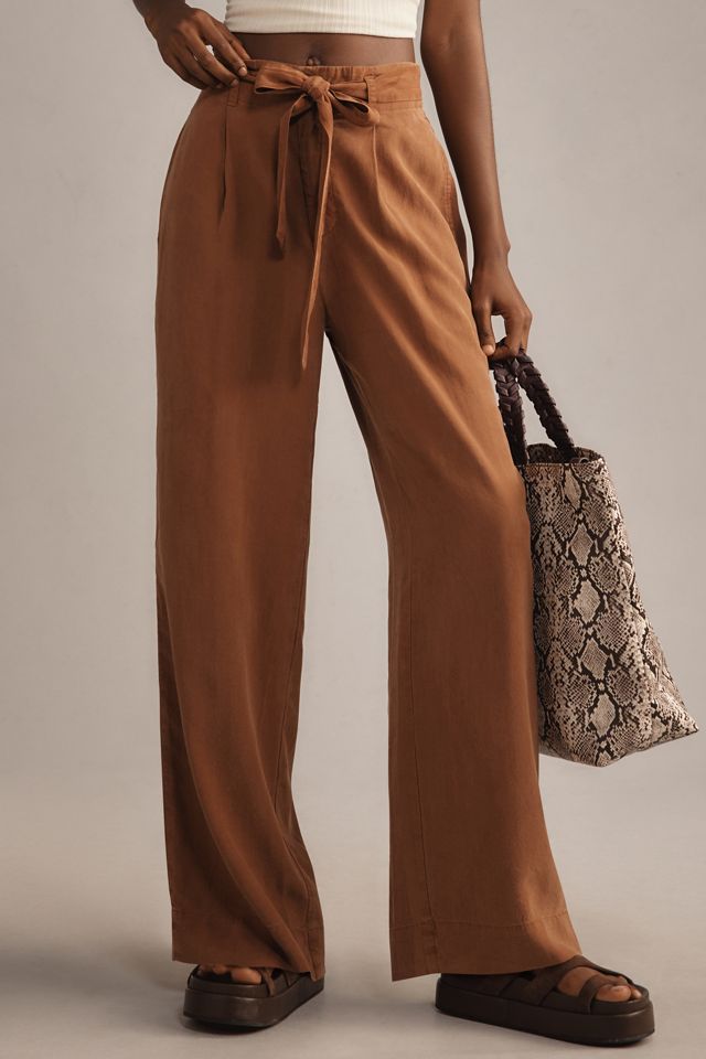 Cloth & Stone Ruffle-Waist Wide-Leg Pants #1