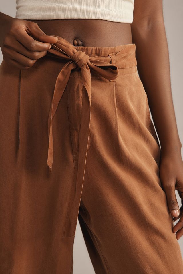 Cloth & Stone Ruffle-Waist Wide-Leg Pants #3