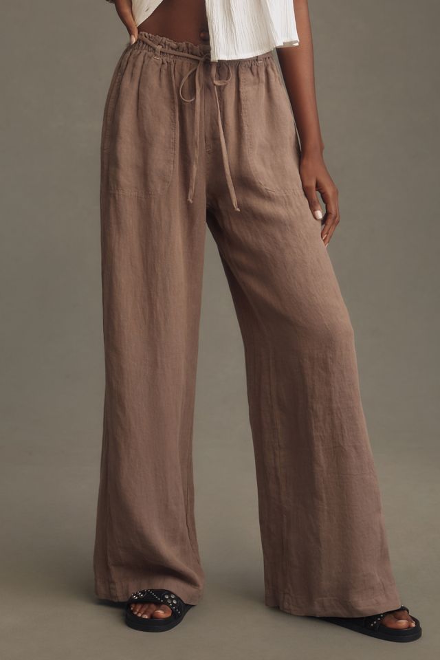 Cloth & Stone Linen Drawstring Pull-On Pants #1
