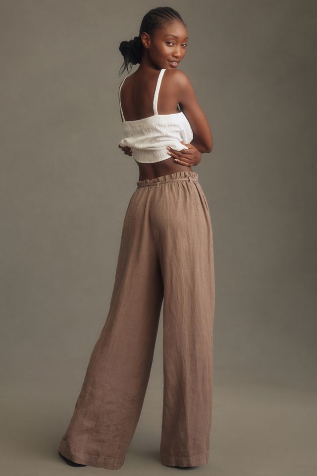 Cloth & Stone Linen Drawstring Pull-On Pants #2