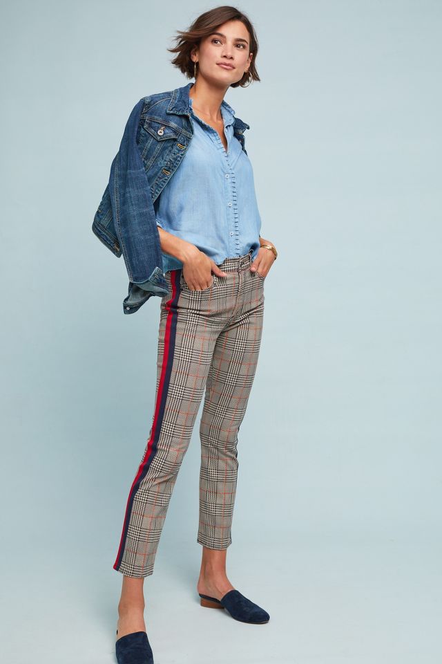 Mother insider store plaid ankle pants