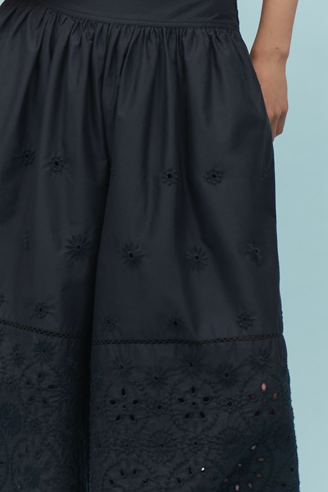 Maeve Embroidered Skirty Culottes
