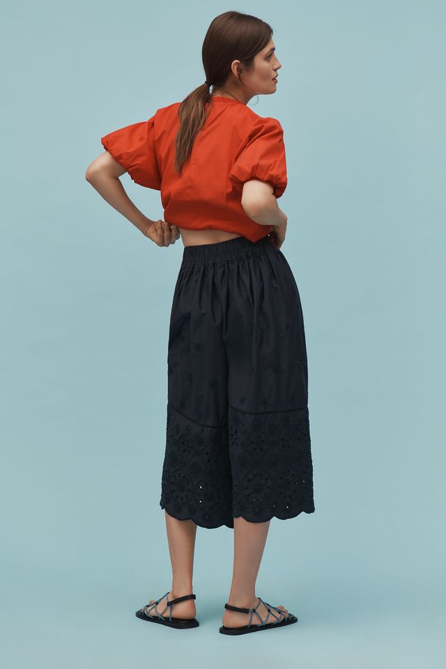Maeve Embroidered Skirty Culottes