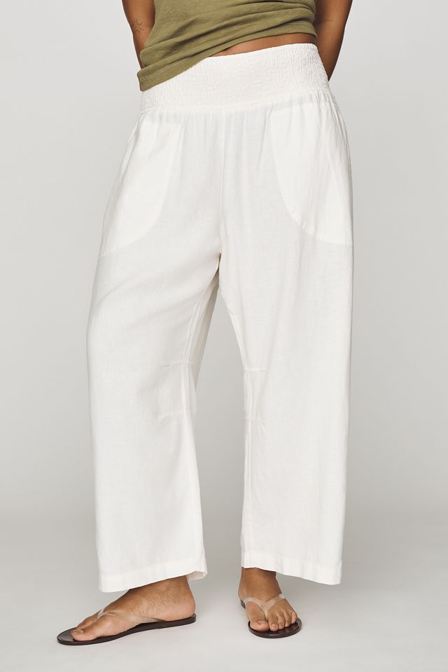 Pantalones de Barril con Cintura Fruncida Reese #1