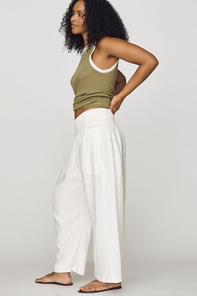 Pantalones de Barril con Cintura Fruncida Reese #2