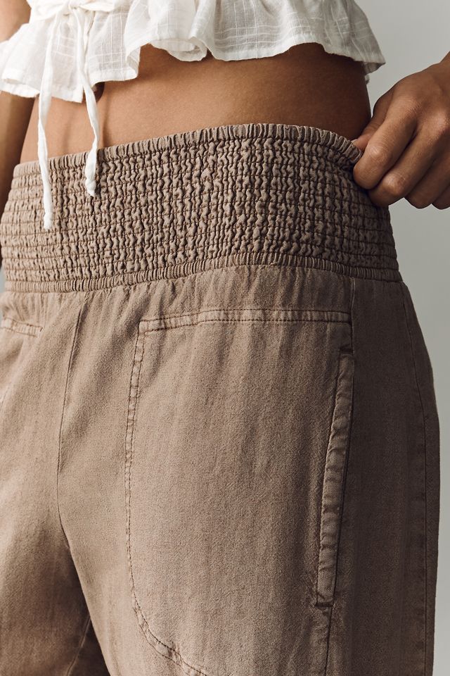 Pantalones de Barril con Cintura Fruncida Reese #2