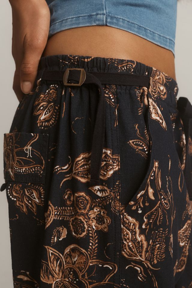 Pilcro Beach Cargo Linen Pants #3