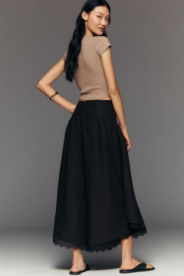 By Anthropologie Basque-Waist Wide-Leg Trousers #3