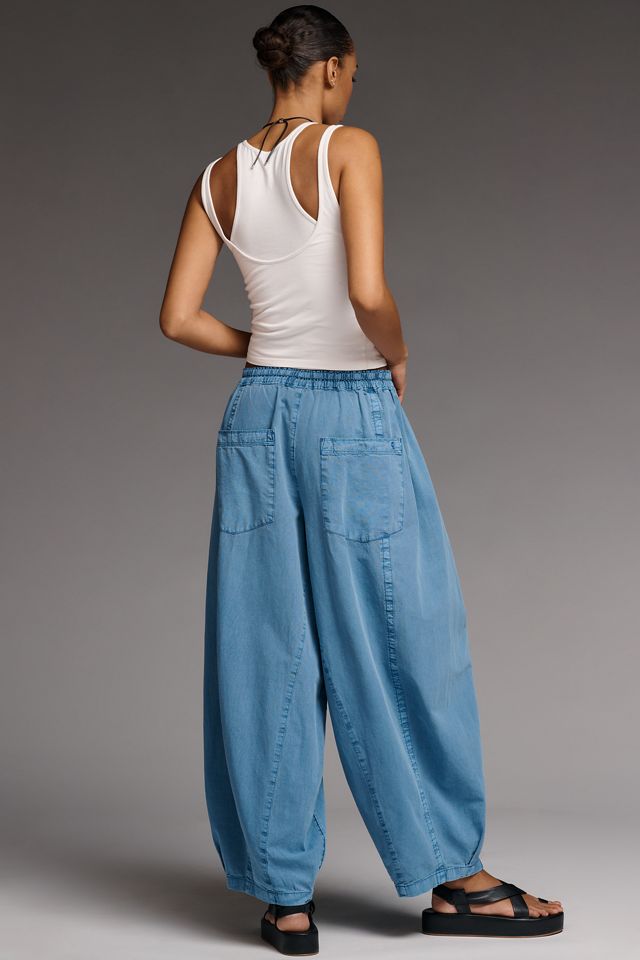 Pilcro Rena Denim Balloon Trousers #1