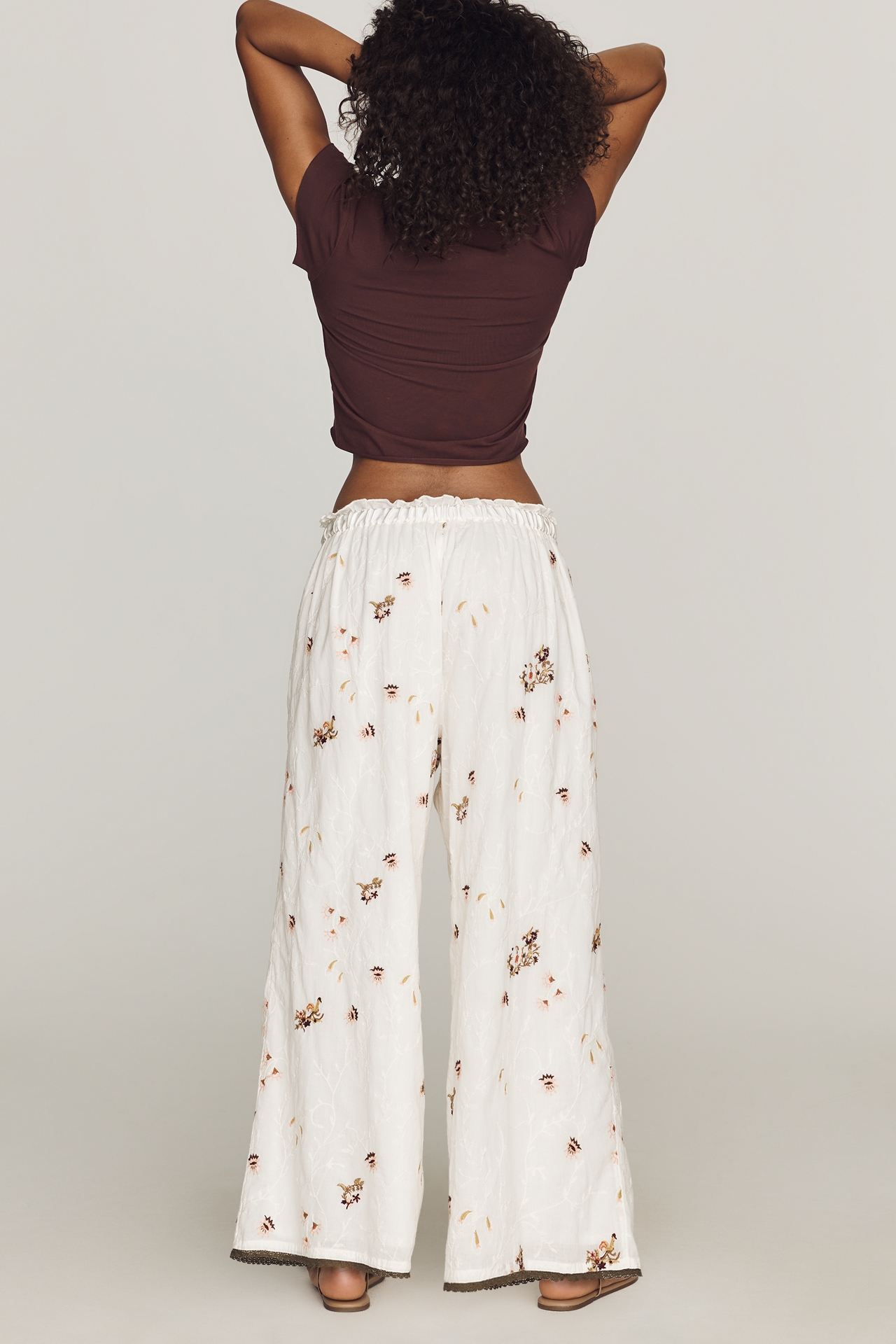 By Anthropologie Cotton Pull-On Pants
