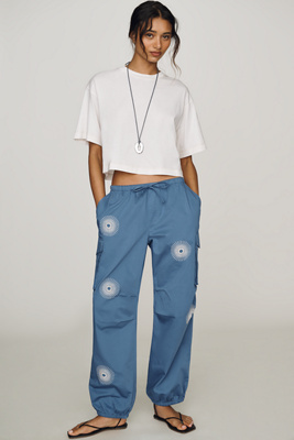 Pilcro Cotton Balloon Pants | Anthropologie