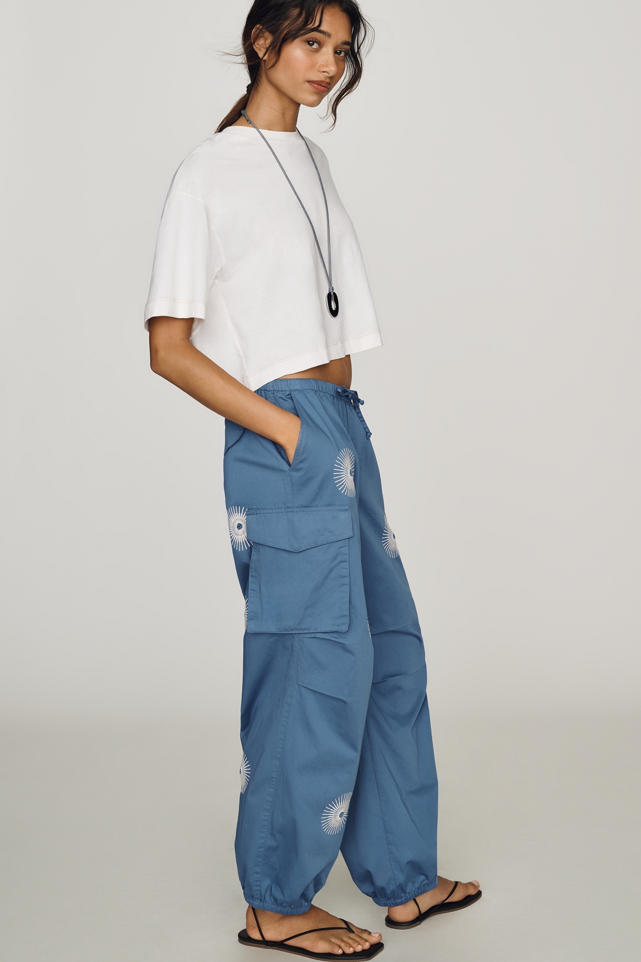 Pilcro Cotton Balloon Pants