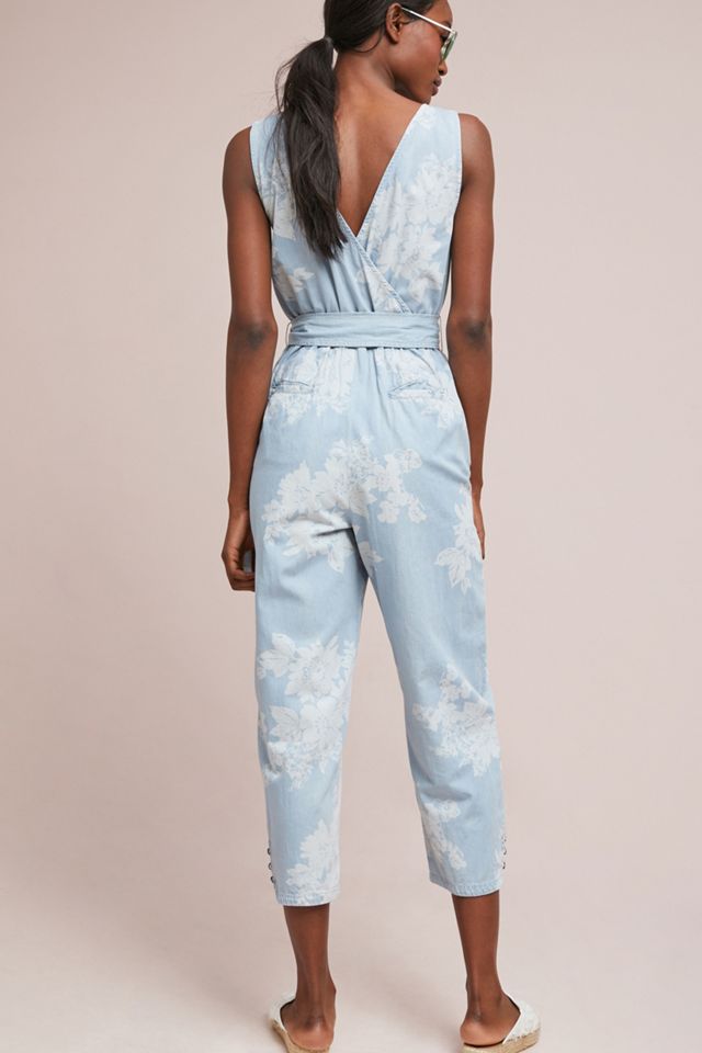 Pilcro Printed Denim Jumpsuit #3