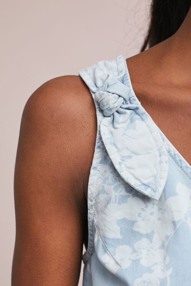 Pilcro Printed Denim Jumpsuit #4