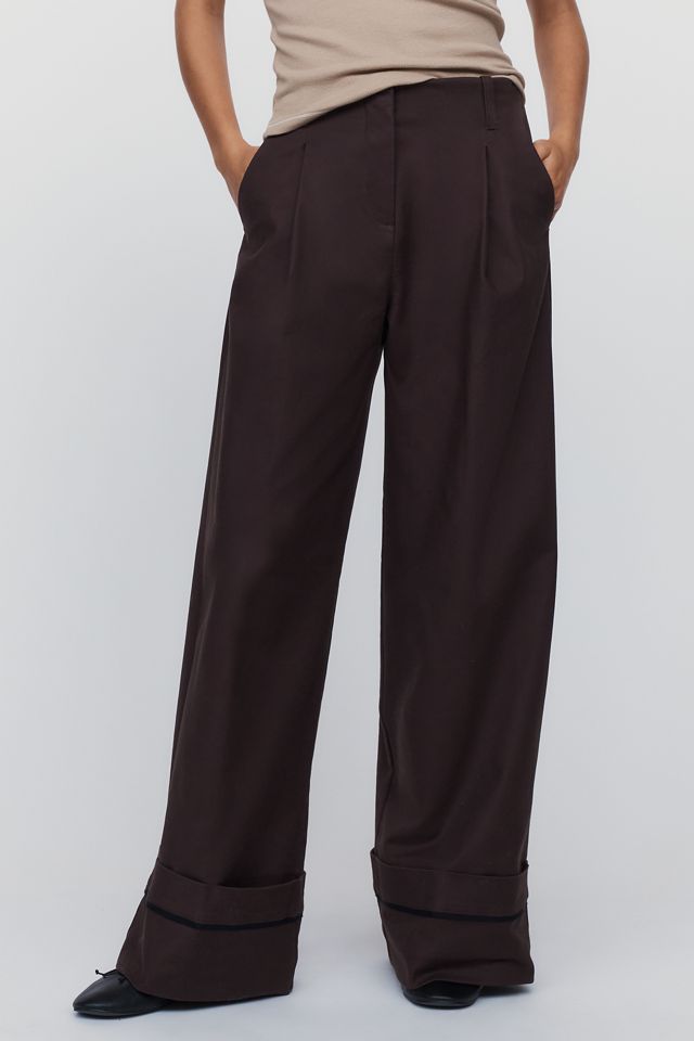 Maeve High-Cuff Chino Trousers #2
