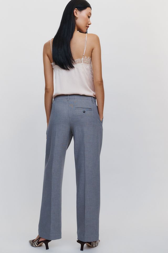 Maeve Heddie Wool Blend High Rise Trousers #3