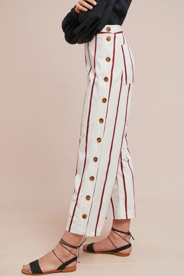 M.i.h Cropped Stripe Pants #1