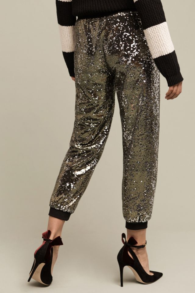 Oro Sequined Joggers #3